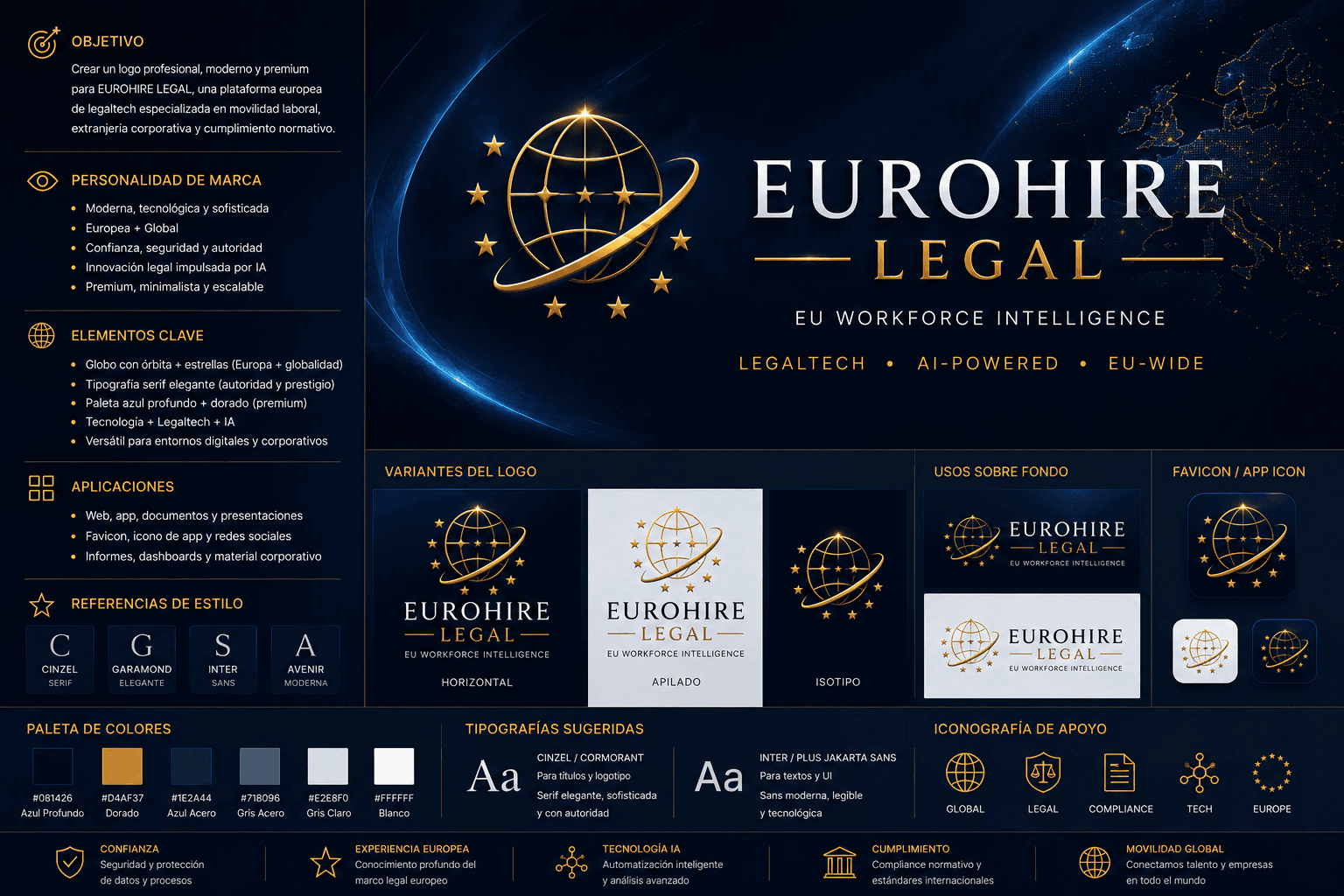 EUROHIRE LEGAL brand board